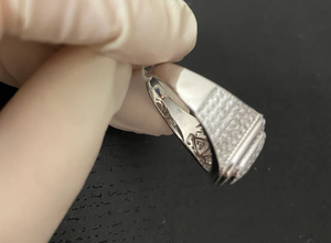 Anillo de Plata de Ley 925 de Lujo con Diamantes de Moissanita Completos, Estilo Hip Hop, Anillo de Moda Unisex, Regalo de Joyería - Product Image 4