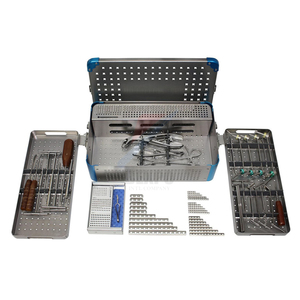 Juego de Instrumentos para Implantes Ortopédicos con Tornillo de Placa de Bloqueo, Manual, de Acero Inoxidable, para Fracturas Óseas Veterinarias, de Alta Calidad, CE - Product Image 1