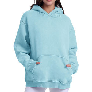 Nuevo estilo Sudaderas con capucha para mujer Buena calidad Diseño personalizado Basics Algodón Mezclado Comfort Fit Sudaderas con capucha para mujer - Product Image 1