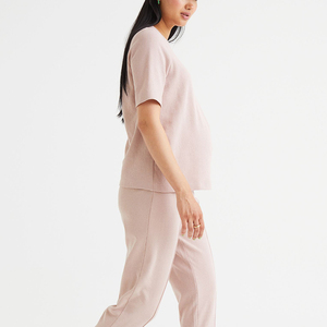 กางเกงวอร์มทรงคาร์โก้เอวสูงสำหรับผู้หญิงกางเกงฮาเร็มขายาวแบบแบนพิมพ์ลายย้อมสี3D สำหรับผู้หญิงเสื้อผ้าแนวสตรีทฤดูหนาว - Product Image 3