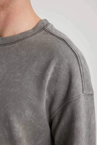T-shirt en coton double couche surdimensionné et lourd pour hommes 100% coton DTG Print Boxy Design Top Tee Tops pour hommes - Product Image 4