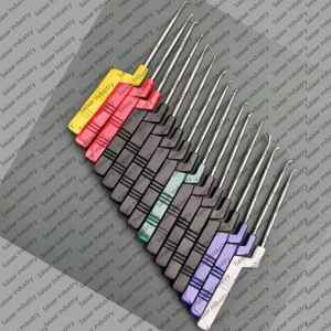 Juego de Curetas de Bayoneta para Microdiscectomía Cervical de Alta Calidad, 16 Piezas, Instrumentos de Neurocirugía con Certificación CE - Product Image 3