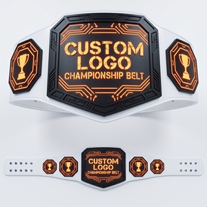 World Heavyweight <b>Wrestling</b> Championship <b>Belt</b> Grappling Taekwondo & Karate - Product Image 5