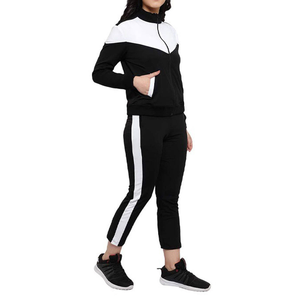 Chándal de talla grande de alta calidad para mujer con tela de mezcla de poliéster de manga larga ajuste cómodo perfecto para uso en el gimnasio - Product Image 5