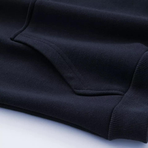 Sudadera con Capucha Extra Grande para Hombre, Sudadera de Peso Pesado con Estampado Personalizado, Corte Cuadrado, Sudadera con Capucha Negra Lisa para Hombre - Product Image 5