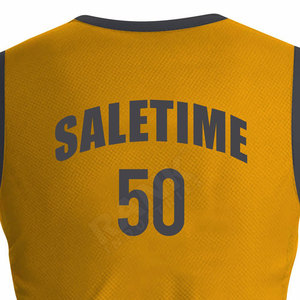 ชุดบาสเก็ตบอลฤดูร้อนระบายอากาศได้ดี ปรับแต่งได้ตามต้องการ แบรนด์ส่วนตัว คุณภาพสูง ผลิตจากโพลีเอสเตอร์ 100% ราคาประหยัด - Product Image 4