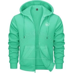 Sudadera con Capucha de Felpa de Algodón Bordada de Corte Regular de 310 gramos, Estilo Urbano, Tendencia, Lisa, de Calidad, Nueva Moda - Product Image 1