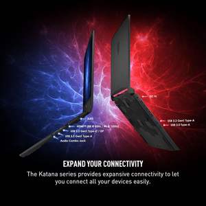 Katanna-Ordinateur portable de jeu 15 15.6 "FHD 144Hz avec I7 13620H RTX 4060 16GB DDR5 1TB SSD Win 11 Pro - Product Image 2