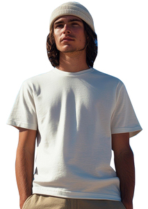 Camiseta ecológica de algodón 100% para hombre con servicio OEM de diseño personalizado con producción a granel de impresión digital de proveedores de Bangladesh - Product Image 5
