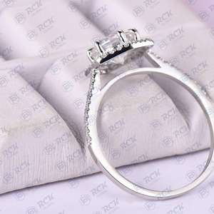 0.90 tcw รอบตัดสดใสรัศมีเพชรโมอิสสำหรับผู้หญิงงานแต่งงานหรือปาร์ตี้ครบรอบของขวัญสำหรับเธอ - Product Image 6