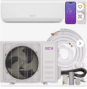 Sistema de Aire Acondicionado Mini Split de Alta Calidad y Confort, 18000 BTU, con WiFi y Accesorios Completos, Unidad de Calefacción y Refrigeración Eléctrica de 220V - Product Image 1