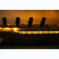 Modelo de Barco Náutico de Metal RMS LUSITANIA de Diseño Personalizado del Fabricante Gia Nhien, Artesanía de Alta Calidad Tallada a Mano en Vietnam