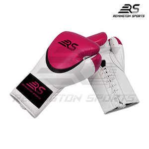 Gants de boxe en cuir bon marché Gants de boxe en cuir Grappling Sparring Gants de compétition fabriqués au Pakistan - Product Image 3