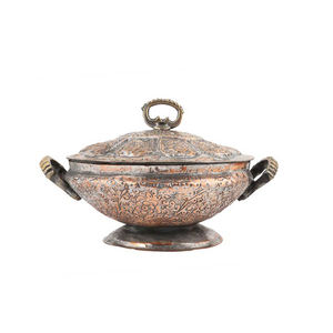 Olla Redonda de Servir de Alta Gama, Muy Atractiva, para Uso en Restaurantes y de Lujo, Olla de Cocina y Servir de Cobre Pulido Brillante - Product Image 6