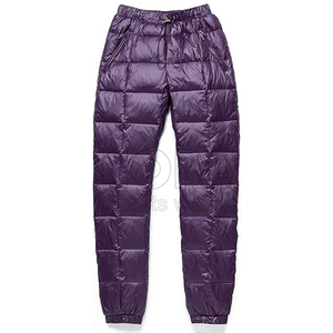 <b>Women's</b> Packable Winter Warm <b>Snow</b> Pants Utility Compression Down Pant Ski Breathable <b>Trousers</b> - Product Image 6