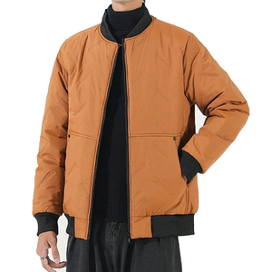 Nouveautés 2026 Vente en gros Veste bomber d'hiver pour hommes Vêtements décontractés pour jeunes Logo personnalisé Veste bomber pour hommes - Product Image 1