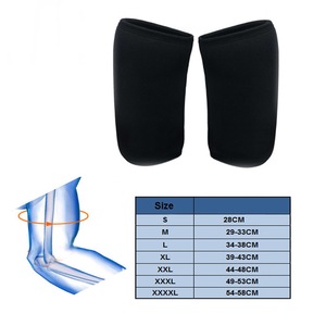 GAF Custom Weight Lifting Power Lifting Compresión Neopreno 7Mm Codera Manga de calidad superior para hombres y mujeres Coderas - Product Image 4