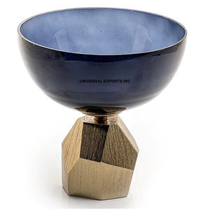 Ensemble de deux bols à chocolat martelés noirs avec finition dorée, forme ronde, table de luxe, nouveau bol à chocolat - Product Image 4