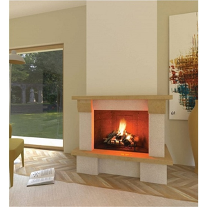 Lò sưởi đúc sẵn Lisbon với tường M80 có lớp lót lò sưởi chịu lửa - Product Image 4