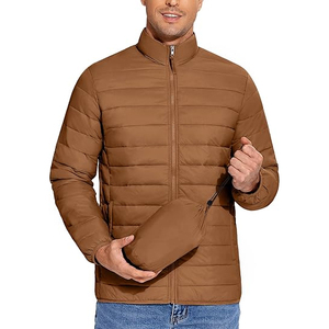 Puffer <b>Jacket</b> <b>Men</b> 2025 Warm Waterproof Lightweight Insulated Winter Outerwear OEM Fashion Streetwear Bulk Supplier - Product Image 1