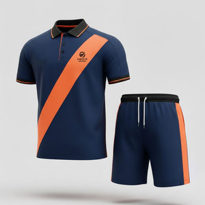 Uniforme de golf léger et de haute qualité pour hommes, tissu extensible respirant et confortable, design personnalisable, logo, 100% polyester - Product Image 1
