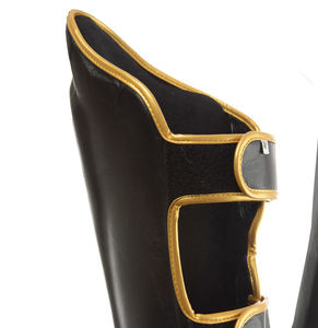 Almohadilla de cuero PU profesional para boxeo, espinilleras personalizadas, espinilleras para entrenamiento de Karate y empeine - Product Image 5