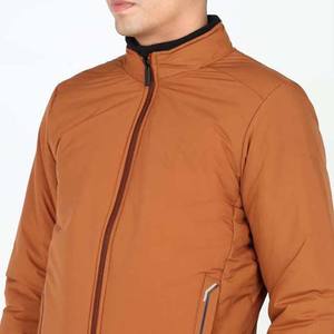 เสื้อแจ็กเก็ตบอมเบอร์สำหรับผู้ชายเสื้อแจ็กเก็ตบอมเบอร์มีกระเป๋าแขนยาวผ้าโพลีเอสเตอร์สำหรับฤดูหนาว - Product Image 5