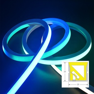 Tùy chỉnh dấu hiệu neon không thấm nước <span class=keywords><strong>LED</strong></span> Đèn Neon ngoài trời 24V <span class=keywords><strong>SMD5050</strong></span> Silicone <span class=keywords><strong>LED</strong></span> dải chúc mừng sinh nhật dấu hiệu Neon - Product Image 4