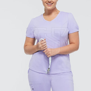 Uniformes de Enfermería Personalizados al Mejor Precio, Nueva Tela Suave con Spandex para Profesionales Médicos - Product Image 3