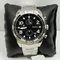 Montre à quartz pour homme, très vendue, 50 mm, verre saphir, cadran à aiguilles, étanche, en acier inoxydable doré, Relojes