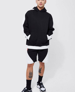 Traje deportivo para hombre, chándal de algodón transpirable para primavera y otoño, ropa deportiva informal para correr para jóvenes, moda al por mayor de fábrica - Product Image 3