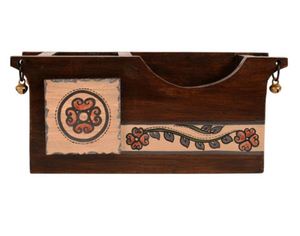 Decorative Wooden Napkin Cutlery Holder for Home Hotel Table Decoration in Wholesale Price - Product Image 3
