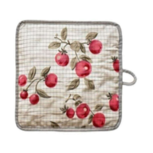Wholesale 100% Organic Linen <b>Square</b> Classic Design 300mm Diameter Potholder Kitchen Mats Recyclable Eco-Friendly Economical - Product Image 3