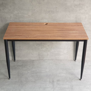 Escritorio Minimalista Moderno CONE II HBCN004 de 120x60cm, Madera Contrachapada con Revestimiento de Melamina, Patas de Hierro, Mueble de Oficina Resistente para Dormitorio - Product Image 3