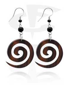 Pendientes de gota de resina de madera personalizables al por mayor joyería clásica de moda de mujer personalizada de fábrica para aniversario - Product Image 1