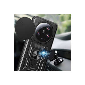 Étui de protection magnétique pour Xiaomi Mi 13 Ultra, bleu, protection de l'appareil photo, coque coulissante, anti-empreintes digitales, électroplaqué, givré - Product Image 5