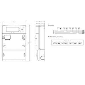 Medidor de <span class=keywords><strong>electricidad</strong></span> trifásico de alta calidad, rentable, prepago, trifásico, <span class=keywords><strong>kWh</strong></span>, <span class=keywords><strong>precio</strong></span> al por mayor para pedidos a granel B2B - Product Image 6