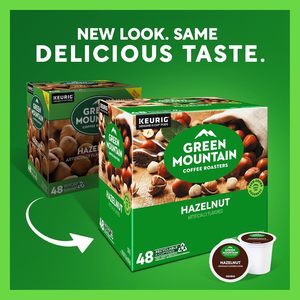Green Mountain Coffee Roasters Hazelnut Coffee, Keurig Single Serve K-Cup Pods, Light Roast, 48 Count - Product Image 5