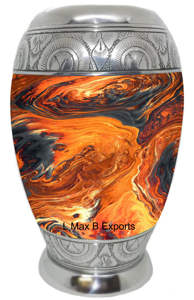 สติกเกอร์ตกแต่งรูปดาวสำหรับเผาอัฐิอลูมิเนียมสำหรับขี้เถ้าจากมนุษย์แถมถุงกำมะหยี่ - Product Image 3