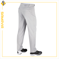 Pantalones de Béisbol SAMAVIA Personalizados, Transpirables, Antibacterianos, Anti-UV, de Secado Rápido, Duraderos, con Cierre de Botones
