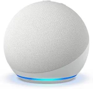 Echo Dot 5 (5ª generación, versión 2022) | Con sonido más vibrante, rutinas útiles y Alexa | Glacier White / Charcoal