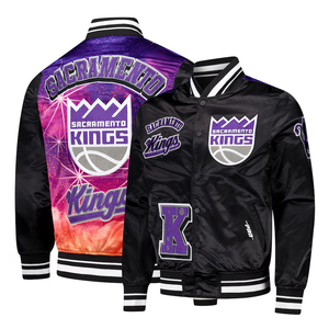 แจ็กเก็ตผ้าซาตินสำหรับผู้ชายงานตามสั่งเสื้อแจ็กเก็ตเบสบอลบอมเบอร์เลตเทอร์แมนดีไซน์สตรีทปักลาย - Product Image 4