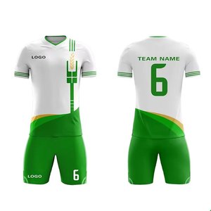 Uniforme de Fútbol Unisex de Manga Corta, 100% Poliéster, Conjuntos de Fútbol al por Mayor para Eventos Deportivos - Terzo Sports, Colores y Logotipo Personalizados - Product Image 1