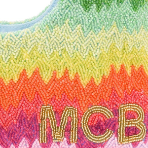NUEVO Y DE MODA: BOLSO DE MANO Y DE NOCHE CON MARCO, DECORADO CON Cuentas, en COLOR MARRÓN - Product Image 4