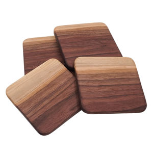 Sous-verres en bois de forme carrée pour décoration de table de maison élégante pour les accessoires de boisson de vente chaude à bon prix - Product Image 3