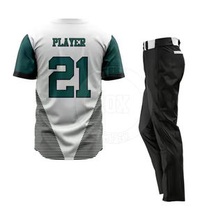 2025 Ropa de equipo juvenil Uniforme de béisbol barato Uniforme de béisbol Diseño de servicio OEM más vendido - Product Image 2