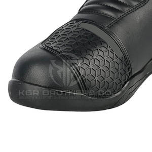 Chaussures de moto pour hommes avec fermeture à double sangle et protège-cheville respirant pour hommes - Product Image 4
