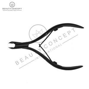 Professional Cuticle Nippers Precision Surgical Grade Stainless Steel Cuticle Trimmer Double spring 4mm 1/2 Jaw Hand Sharpened - Product Image 3