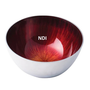 Cuenco de Metal de almacenamiento de alimentos con acabado brillante, decorativo hecho a mano, superventas, cuenco de servidor de frutas de Metal de tendencia superior - Product Image 4