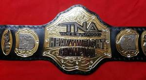 เข็มขัดแชมป์เฮฟวี่เวท TNA แบบกำหนดเองสำหรับมวยปล้ำและมวยสากล ประดับด้วยคริสตัล บุด้วยหนัง PU ทรงเอวสูง - Product Image 2